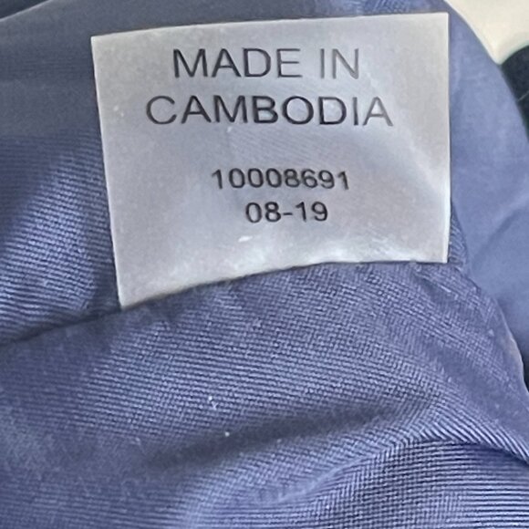 Tory Burch Tilda Medium Navy Blue Nylon Backpack - Picture 10 of 16